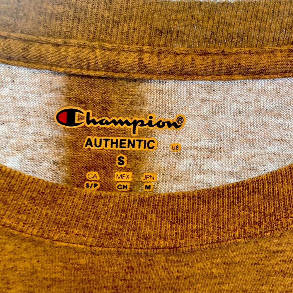 Gray men’s Champion long sleeve shirt